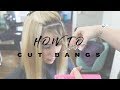 HOW-TO CUT BANGS | @mandiesuestylez