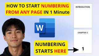 How to Start Page Numbering from Any Page in Word (Quick Tutorial) (2026)