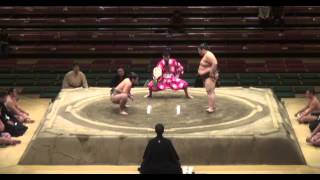Ako Vs Hirose Day 14 Sumo Hatsu Basho January 2014