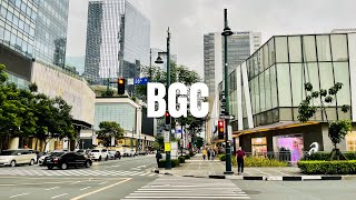 2 Hours Walking around Bonifacio Global City (BGC) | Philippines [4K60]