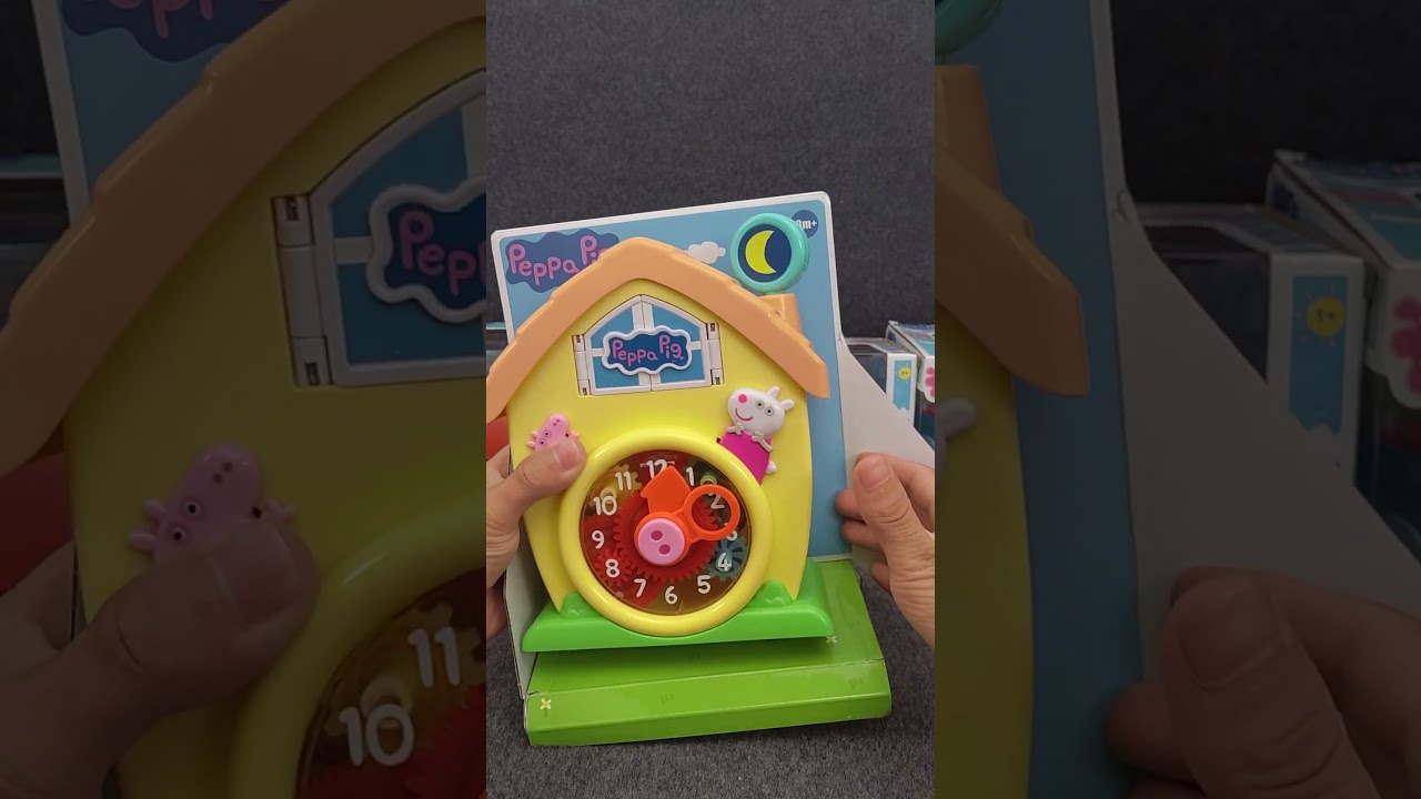George & Peppa Pig Alarm Clock Playset Unboxing  Wake Up with Peppa and George!