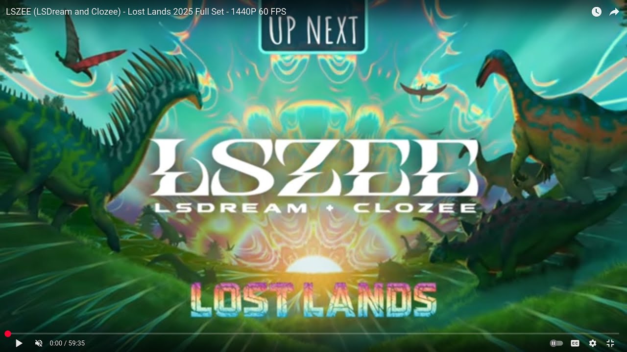LSZEE (CloZee & LSDream) in 8k @ 60 fps  LOST LANDS 2025 - COUCH LANDS - DAY 2