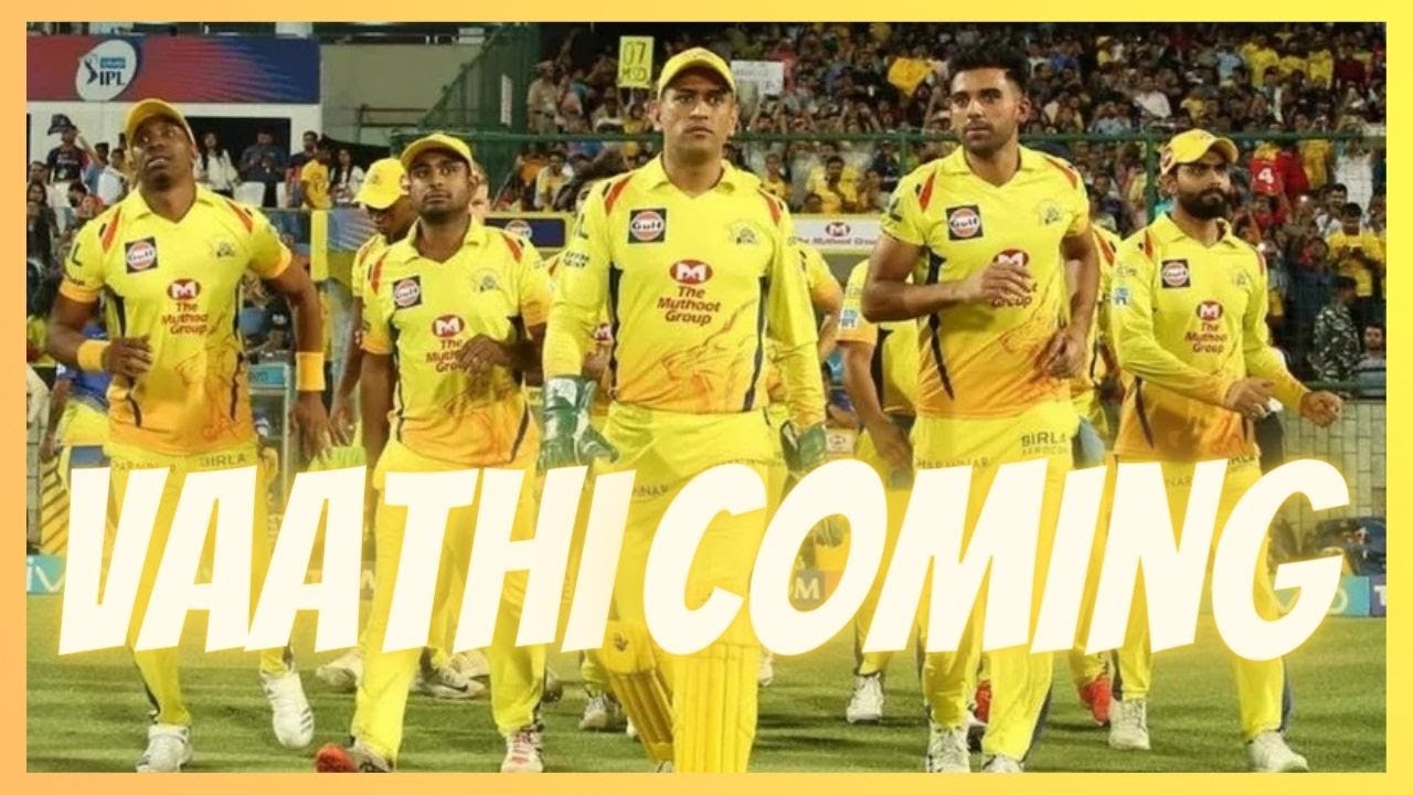 vaathi coming csk version