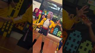 Kpop Mira, Rumi and Zoey Dance Performance in fans #kpopdemonhunters #dance #kpop #shorts #rumi