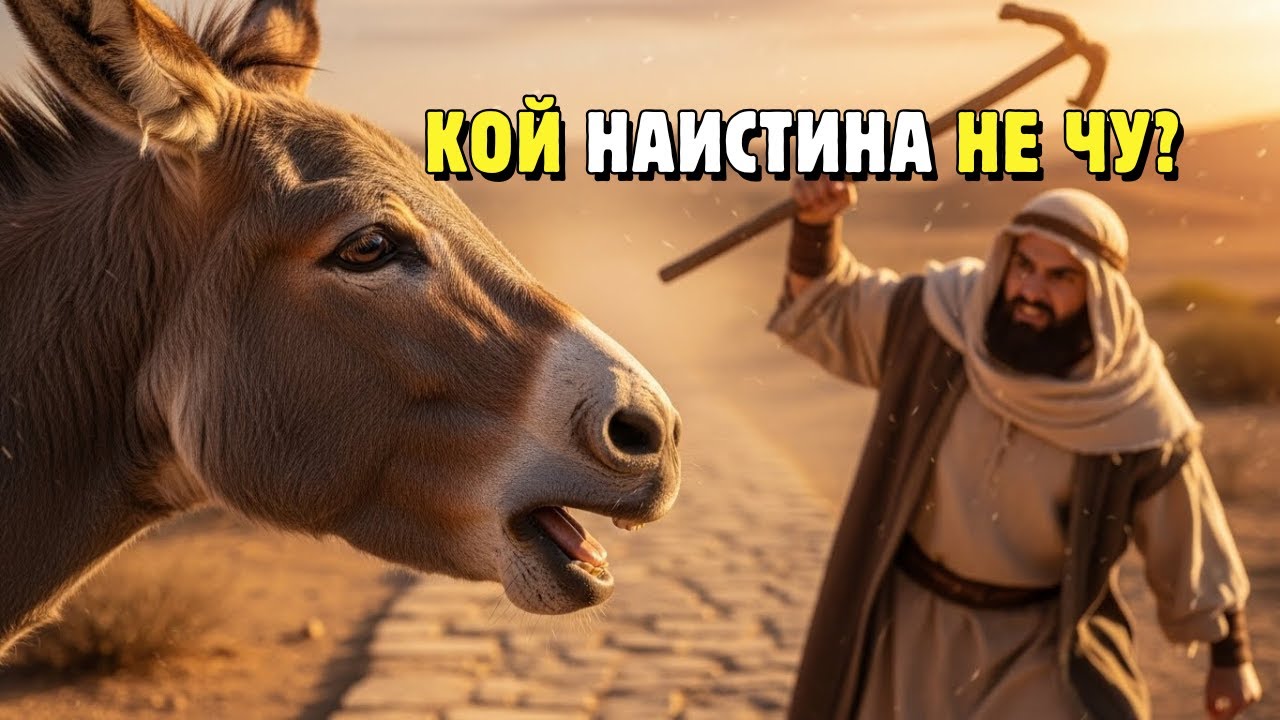 Ослицата: Бог я накара да говори… защото пророкът не чу