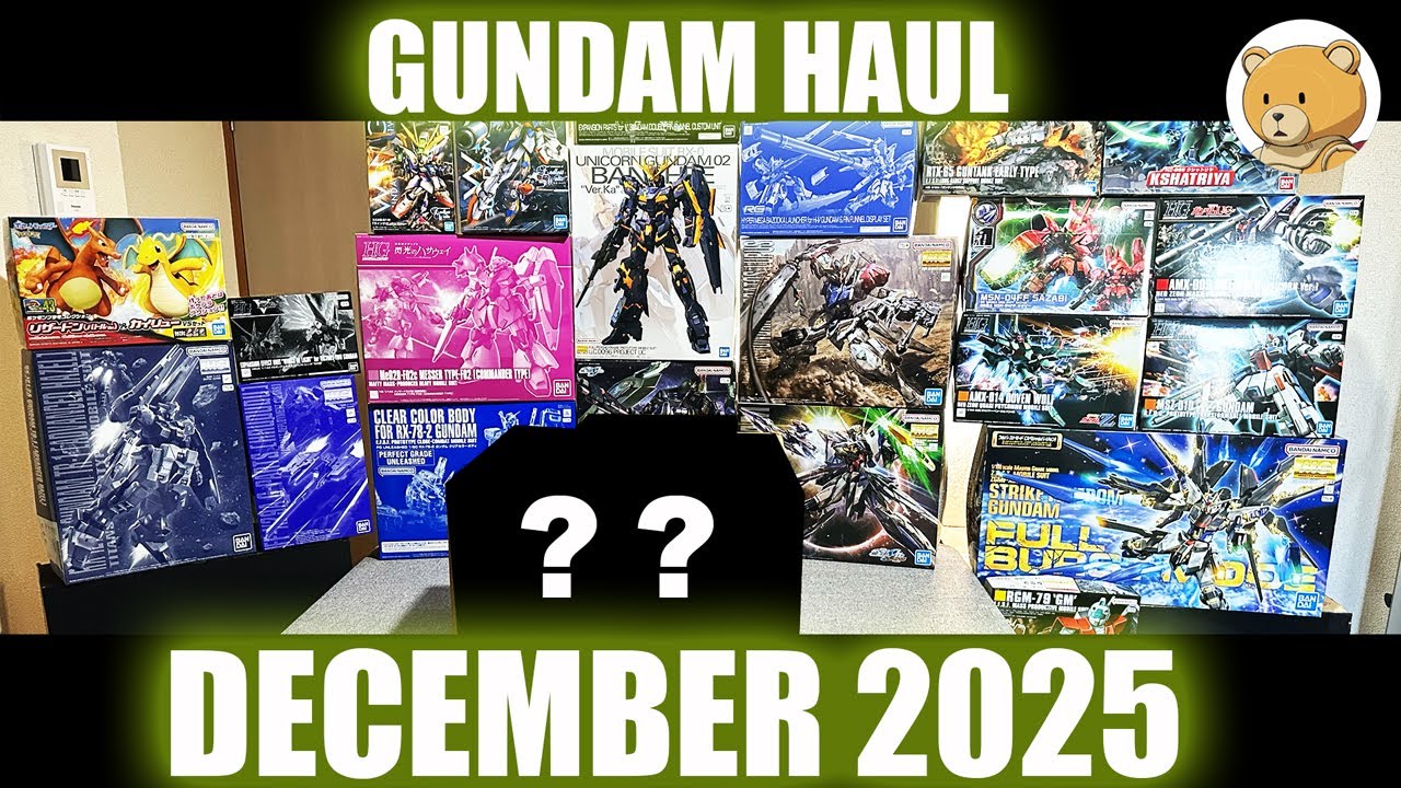 MASSIVE Gunpla Haul to End 2025! You Won’t Believe What Showed Up!