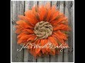Easy Fall Flower Wreath / New Center / Facebook Live Replay