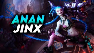 [安安的金克丝] Anan Jinx vs Tristana - CN super server Master