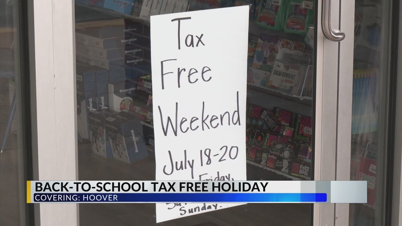 Back-to-school tax free holiday comes to an end - YouTube