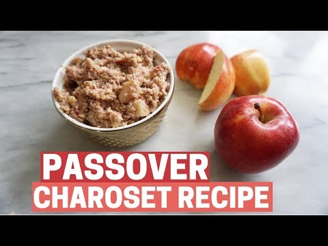 EASY CHAROSET RECIPE!!! How to Make Charoset for Passover!