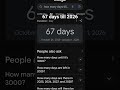 67 days till 2026