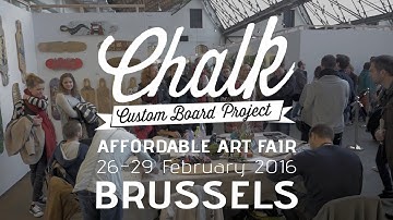 CHALK Custom Boards @ The Affordable Art Fair 2016 - Brussels
