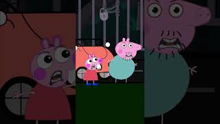 Mummy pig  killed in a car accident. Scary Evil mummy pig animation horrorstories peppapig