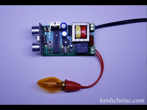 Video Đèn nhà vệ sinh tự động sử dụng cảm biến siêu âm SRF05... - youtube