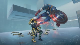 Marvel's Avengers Game - Captain America All Moves and Takedowns