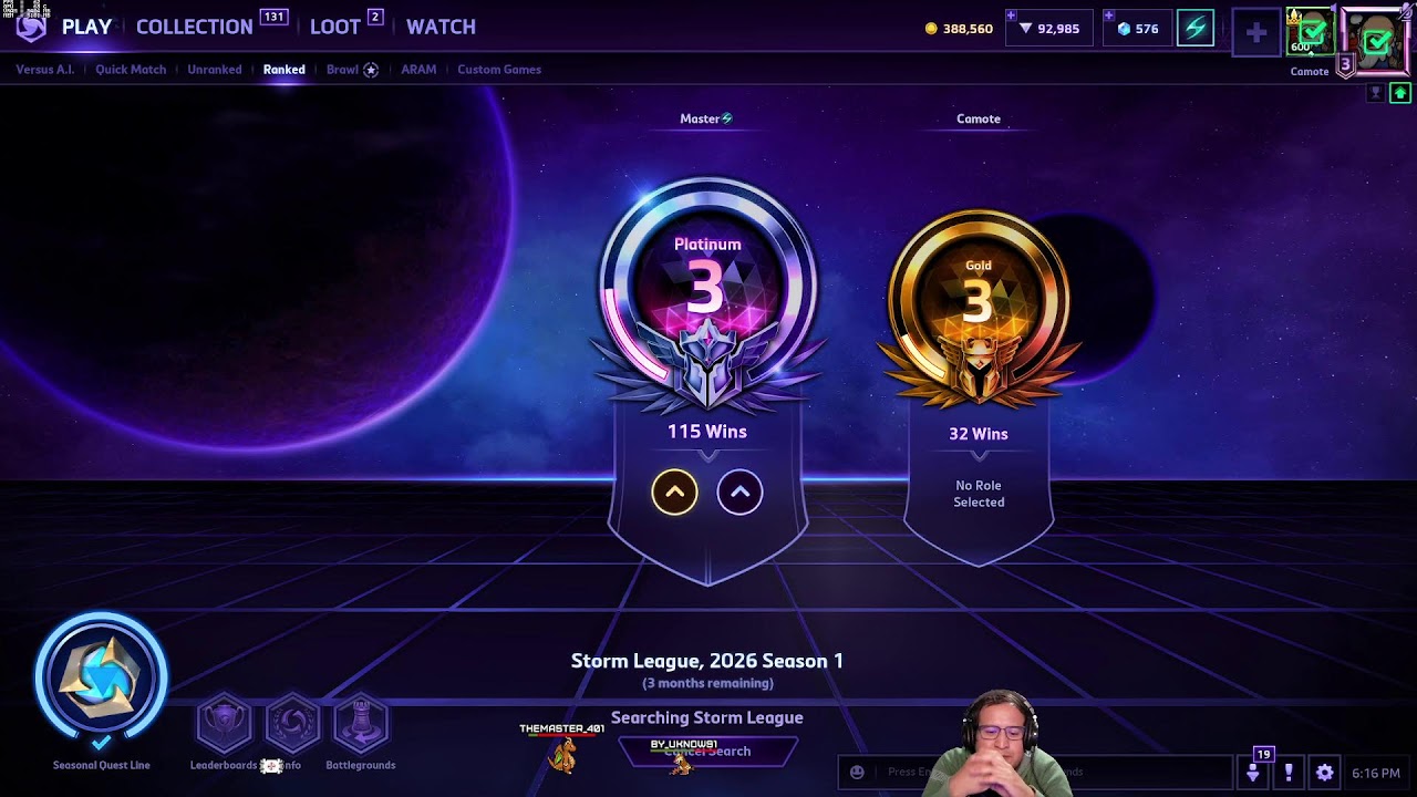 Miércoles de subiendo a Grand Master