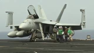 USS Harry S. Truman Carrier Strike Group Conducts Counter ISIL Strikes from Mediterranean Sea