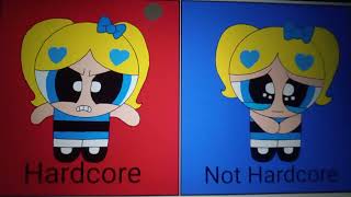 PPG Drawings: Hardcore Bubbles vs. Not Hardcore Bubbles