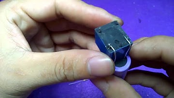 how to make a oscillator / flasher / blinking LED lights or any DC lights using relay