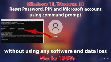 2025! Reset forgotten Windows 11 Password, PIN and Microsoft account using Command Prompt