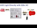 LED directly with 220v AC
