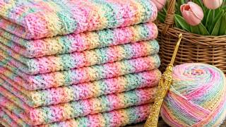 This Stitch Will SHOCK You 😱 So EASY Yet Looks LUXURIOUS 💖 Perfect for Blankets & Wearables!