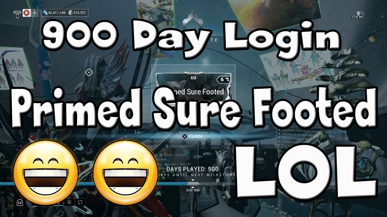 warframe 900 day login