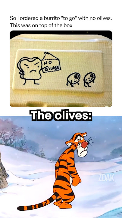 Poor olives 😭