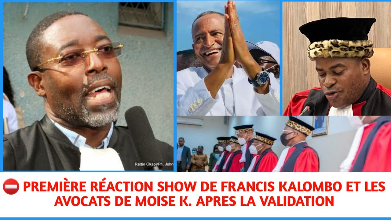 Kalombo ⛔ PREMIÈRE RÉACTION SHOW DE FRANCIS KALOMBO ET LES AVOCATS DE MOISE K ...