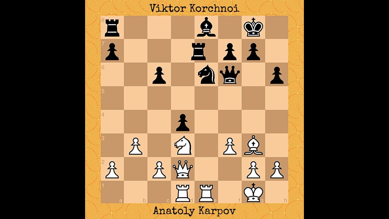 Karpov - Korchnoi 1981 - Schachversand Niggemann