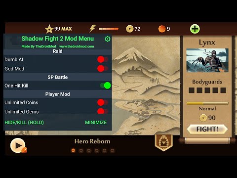 Mod menu| Shadow fight 2 versi 2.22.5