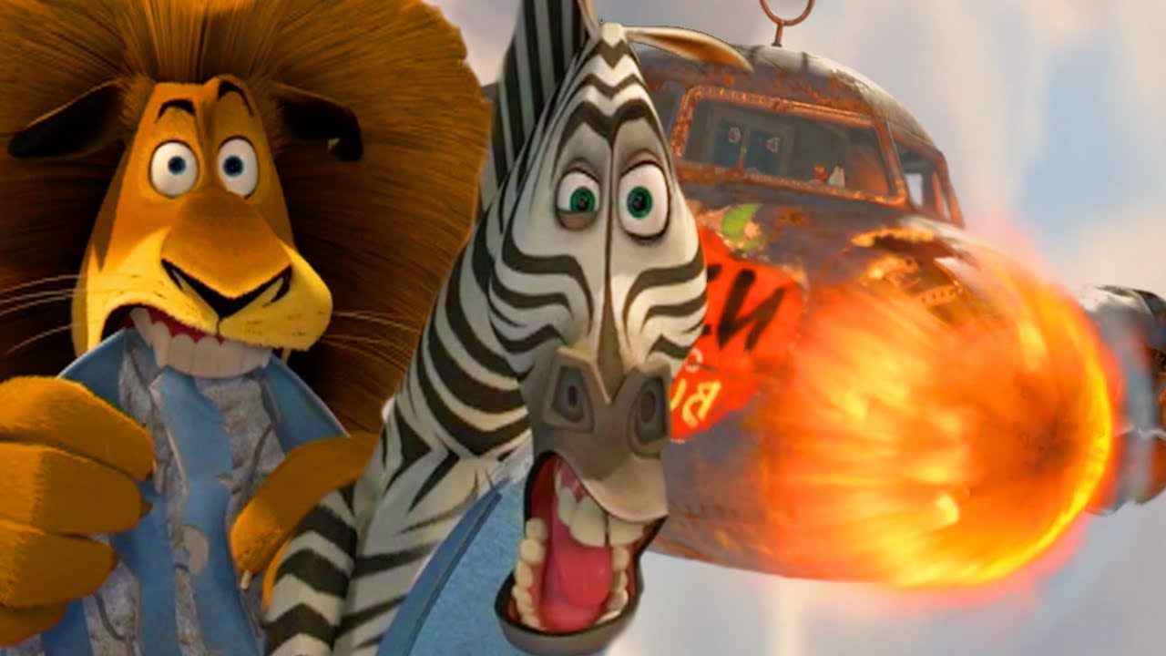 ⁣DreamWorks Madagascar em Português | Melhor Cena Aérea | A Grande Escapada | Desenhos Animados