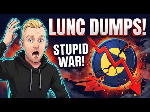 Terra Luna Classic Update! LUNC dumps as markets react to the new Stupid War!