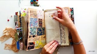 Journal Flip Through | Completed Vintage Junk Journal | My Personal Journal