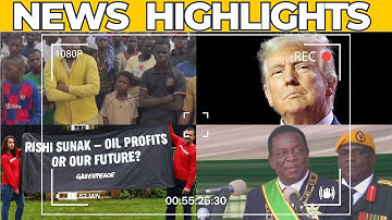 Refugee camp truce fails - Greenpeace protest - Zimbabwe election 