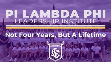 Pi Lambda Phi Leadership Institute