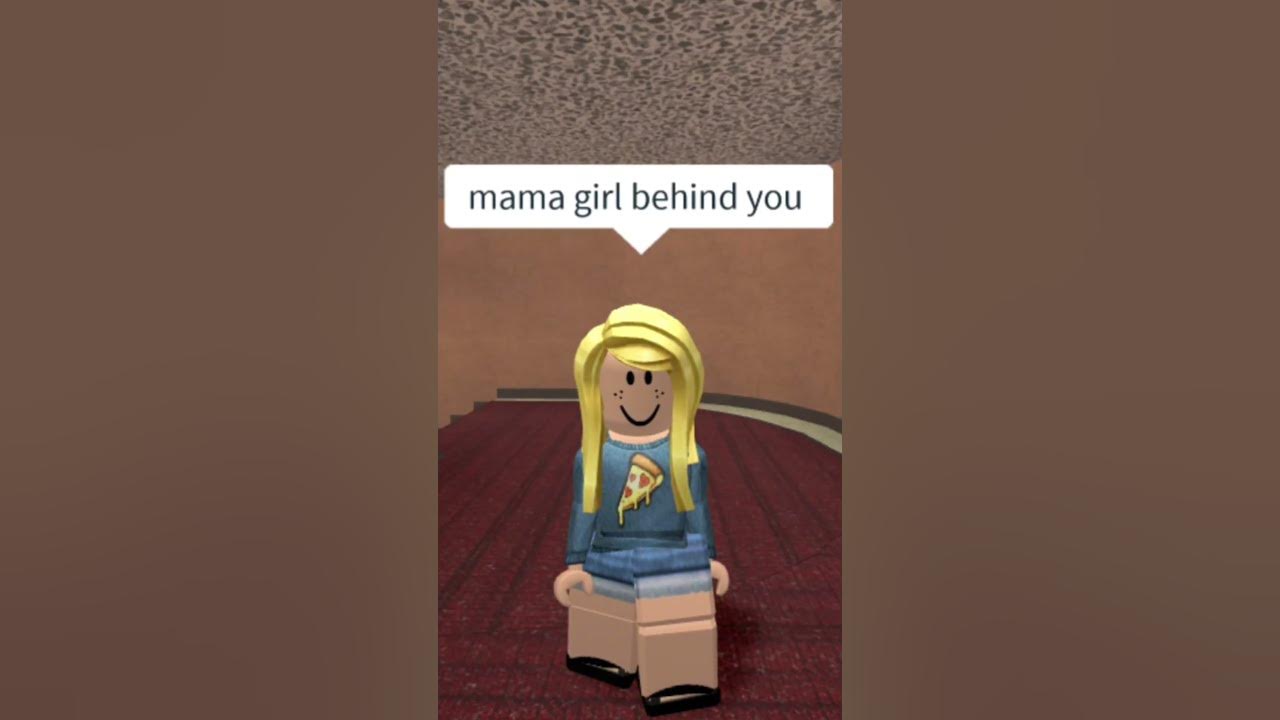 Mama girl behind you 💜 mm2 roblox trend shorts funnygames YouTube