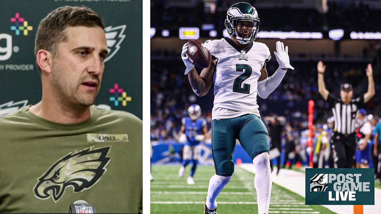 Nick Sirianni following Eagles' HUGE win over the Detroit Lions | Eagles Postgame Live