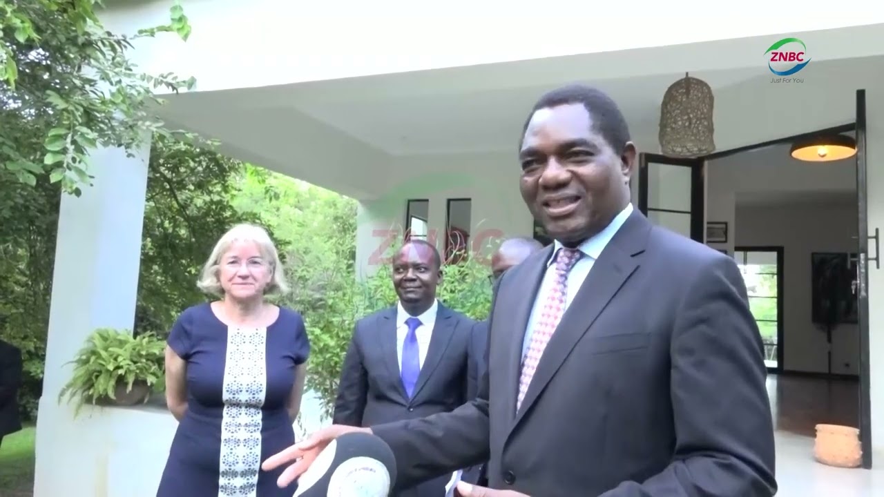 President HICHILEMA visits Dr. SCOTT