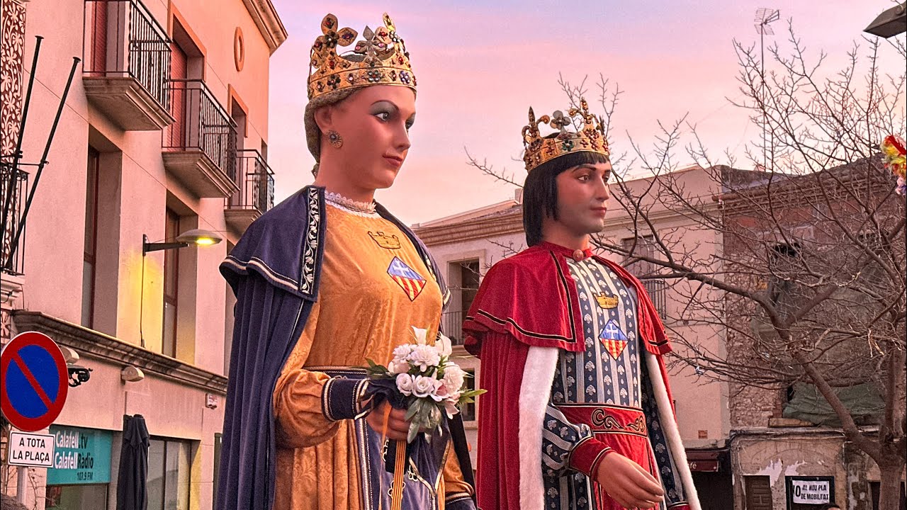 Trobada de gegants a Calafell - Festa Major de la Candelera 2024