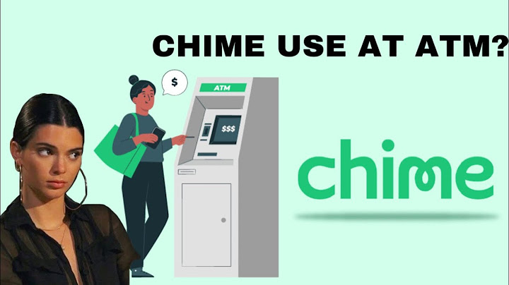 Can you use atm with chime credit card