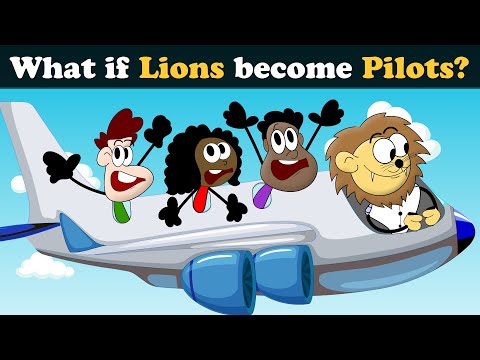 What if Lions become Pilots? + more videos | #aumsum #kids #children #education #whatif