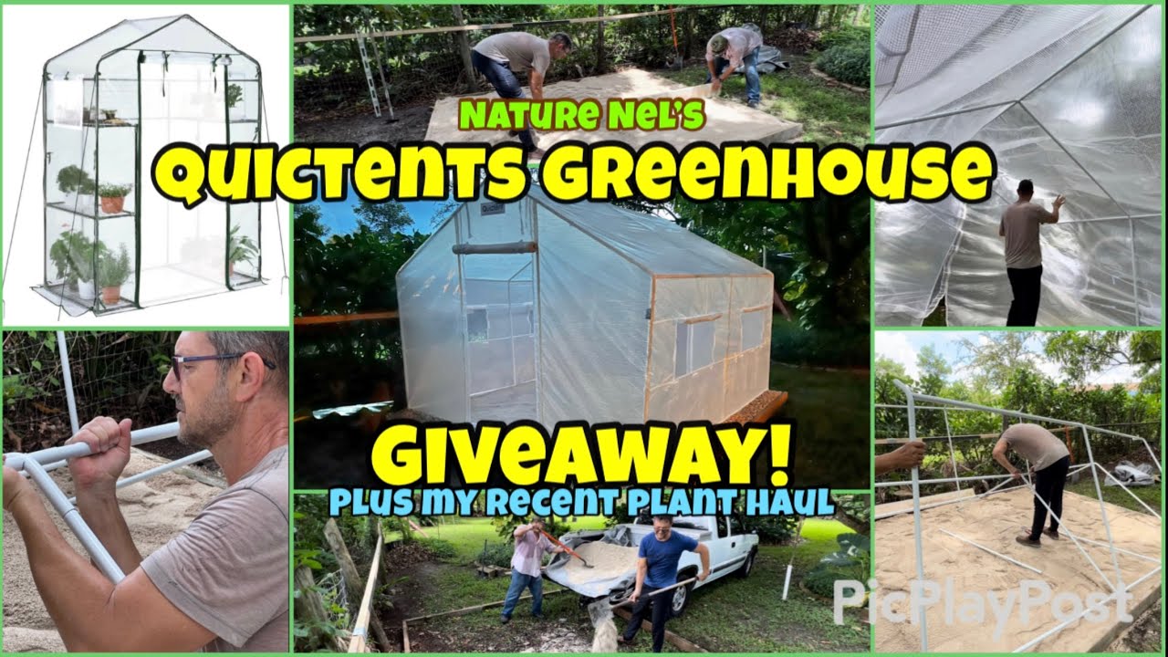 YOU CAN WIN A QUICTENTS GREENHOUSE! Watch us build a greenhouse, plus