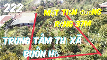 Bán mảnh đất bám mặt tiền đường Lý chính Thắng thị xã buôn Hồ tỉnh Đăk Lăk khu dân cư đông đúc
