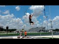 Brock lewis 17 yrs 134 pr in pole vault at the 2022 aau texas regionals  decathlon champion