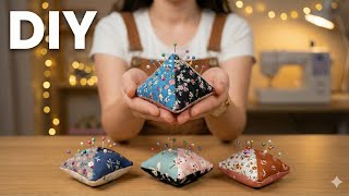 DIY Pin Cushion from Fabric Scraps 🧷✨ | Easy Sewing Project | Scrap Fabric Ideas DIY Pin Cushion from Fabric Scraps 🧷✨ | Easy Sewing Project | Scrap Fabric Ideas