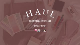 HAUL Material Escolar 22-23 || Stationery Pal
