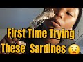 Trying Sardines for the FIRST Time… I Was NOT Ready 😭🐟