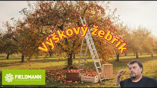 Trojdílný Žebřík 39, Štafle Fieldmann 3X9 Fzz 4309 Dosáhněte Až 6M Rozbalení A Test Žebříku