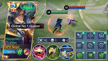 you must try this new meta GUSION TANK BUILD! - Mobile Legends
